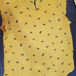 Sweet Rain dragonfly dress shirt